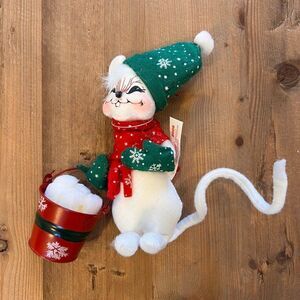 Annalee Bucket of Snowballs Mouse 2006